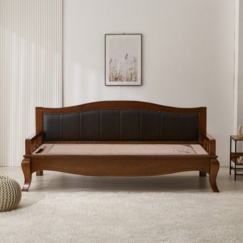 동서가구 하데스 소나무 원목 흙소파 MS (자수정황토볼)_이미지