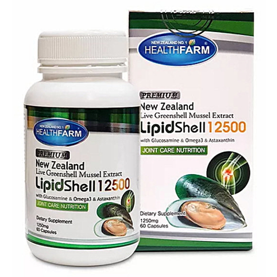 헬스팜 초록입홍합 12500mg 60캡슐 (해외) (1개)