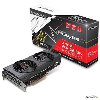 SAPPHIRE 라데온 RX 6700 XT PULSE D6 12GB Dual-X