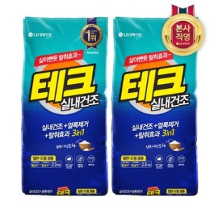 테크 3in1 실내건조 분말세제 겸용 2.5kg (2개)_이미지