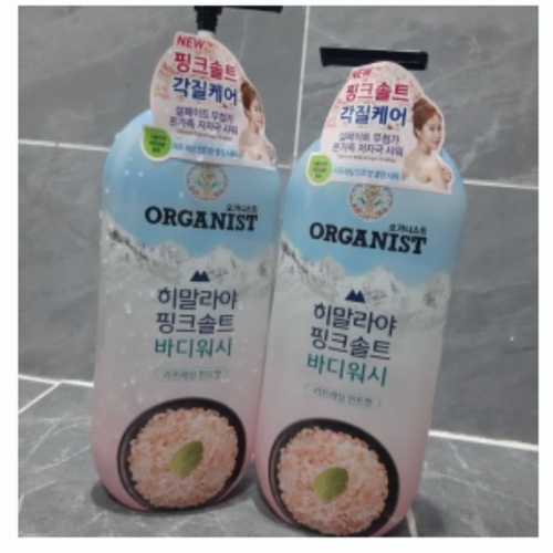 오가니스트 히말라야 핑크솔트 바디워시 리프레싱 민트 900g (4개)_이미지