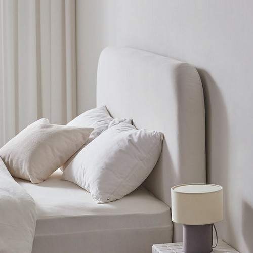 휴먼앤퍼니처 비안 아쿠아텍스 패브릭 침대 K (독립스프링)_이미지