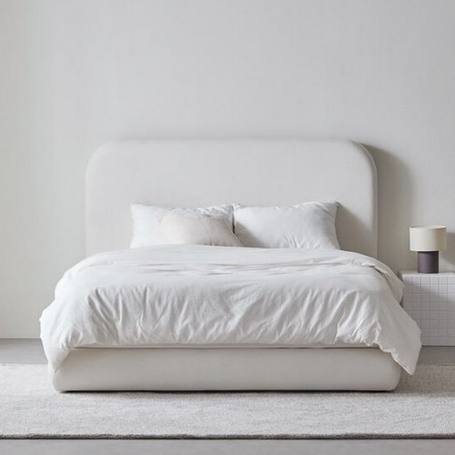 휴먼앤퍼니처 비안 아쿠아텍스 패브릭 침대 K (독립스프링)_이미지