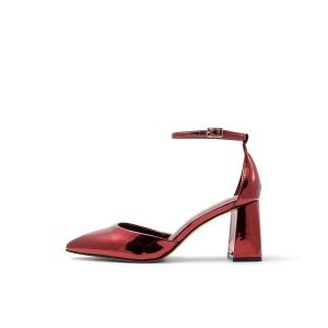 �˵� 130158 Womens Jan Pump Bordo 8.5