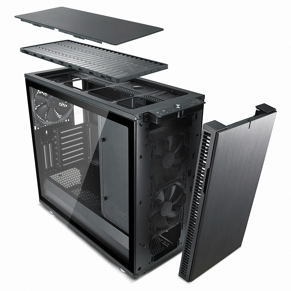 Fractal Design Define R6 강화유리 (블랙아웃)_이미지