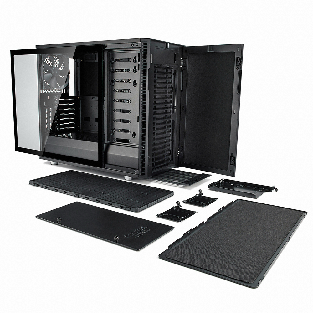 Fractal Design Define R6 강화유리 (블랙아웃)_이미지