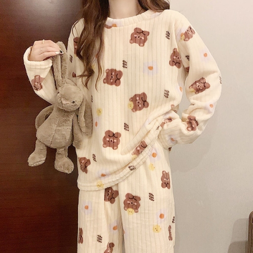 쉬블림로브 상+하의SET 홈웨어 수면잠옷 네스티 GWD0004 FREE 원컬러/OneColor_이미지