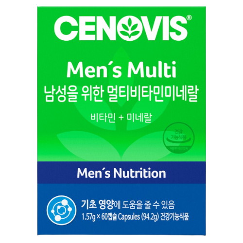 세노비스 남성을 위한 멀티비타민미네랄 60캡슐 (2개)_이미지