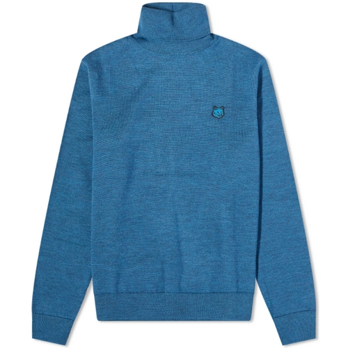 메종키츠네 폭스헤드 패치 레귤러 터틀넥 LM00812KT1036