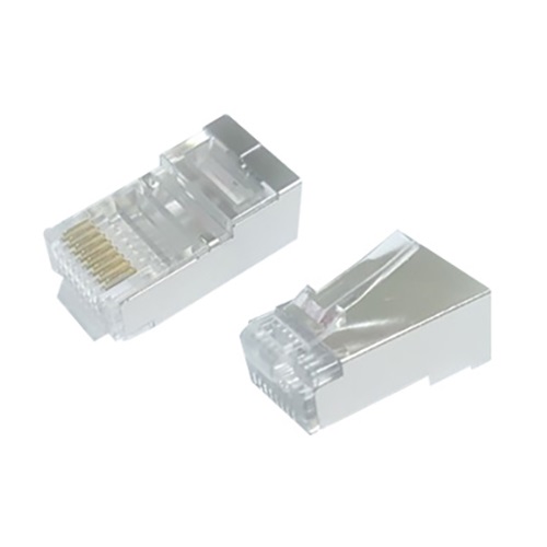 라인업시스템 LANSTAR LSN-PASS-5ESTP CAT. 5e STP RJ45 모듈러 커넥터 (100개)_이미지