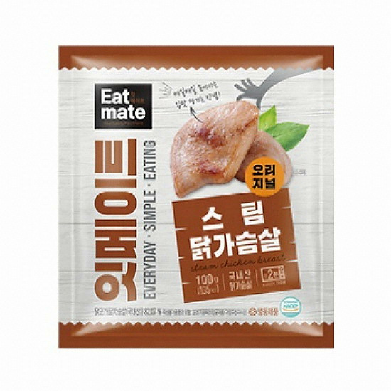 푸드나무 잇메이트 스팀 닭가슴살 오리지널 100g (1개)