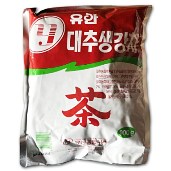 유안종합식품 대추생강차 900g (2개)