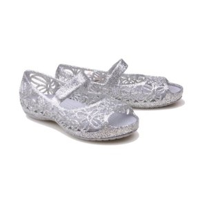 크록스 크록스 이사벨라 글리터 플랫 여아샌들 202602-040