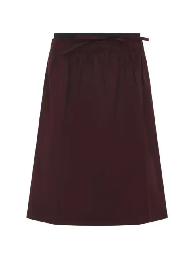 프라다 미디 스커트 P197Z 187PF0403 Red