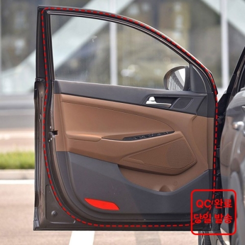 현대 뒷문짝 웨더스트립 고무몰딩 ,조수석쪽 831402S000 투싼 ix/뉴 ix/수소차_이미지