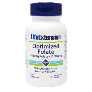 라이프익스텐션 엽산 180정 (해외) (1개)_이미지