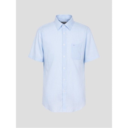 로가디스 텐셀 솔리드 슬림핏 드레스 셔츠 스카이 블루 MA5465RL3Q_이미지