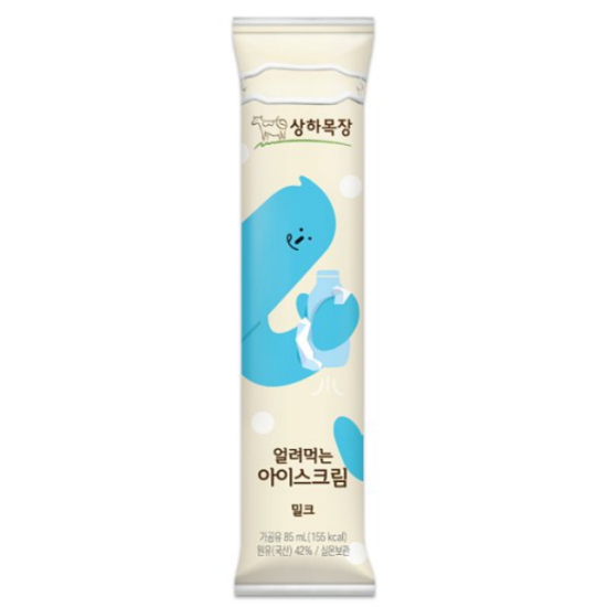 매일유업 상하목장 얼려먹는 아이스크림 밀크 85ml (48개)