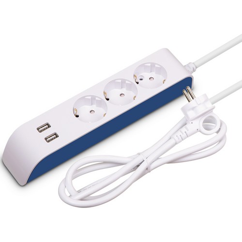 현대일렉트릭 하이탭 3구 16A USB 멀티탭 (1.5m)