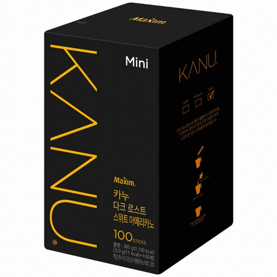 동서식품 맥심 카누 다크 로스트 스위트 아메리카노 미니 100T (2개)