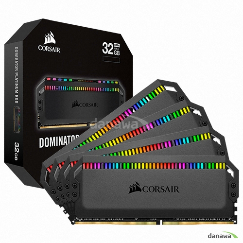 CORSAIR DDR4-3200 CL16 Dominator Platinum RGB INTEL 패키지 (32GB(8Gx4))