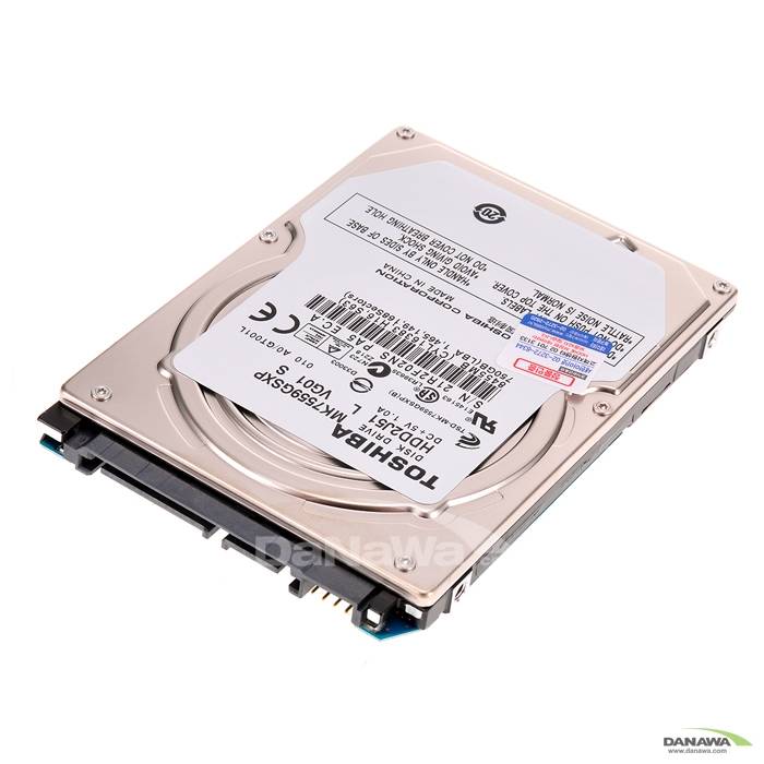 도시바 750GB MK7559GSXP (SATA2/5400/8M/노트북용)_이미지