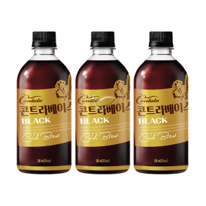 롯데칠성음료 칸타타 콘트라베이스 콜드브루 블랙 500ml (10개)
