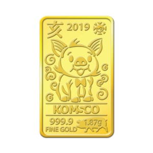 한국조폐공사 2019 황금 돼지의 해 골드바 1.87g_G0000010562