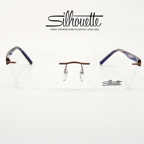 SILHOUETTE 실루엣 5522-FP-6041실루엣inspire light 투톤 이재용 안경테 초경량 무테 티타늄 안경테 포함_이미지