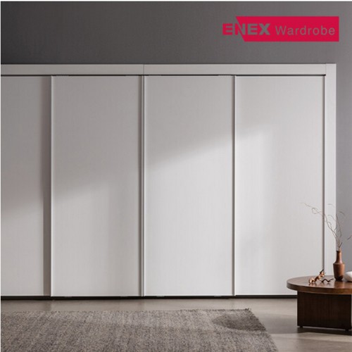 에넥스 아이 올뉴 화이트 슬라이딩 붙박이장 고급형 (30cm)_이미지