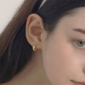 하스  Bold square earrings_BF004