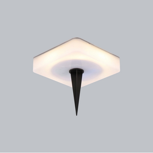 LED 태양광 사각 지주식 잔디등 전구색