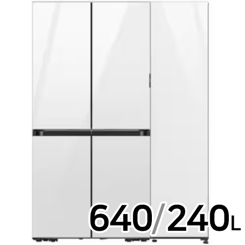 삼성전자 비스포크 키친핏 Max RM70F63R2W + 키친핏 RZ24C59G0AP (클린화이트)