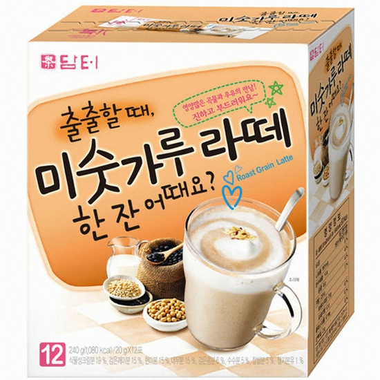 담터 미숫가루 라떼 12T (2개)