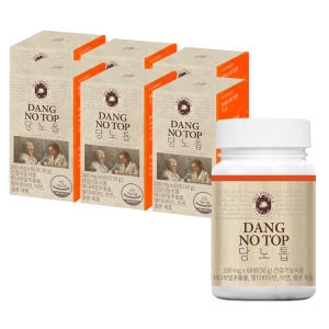 유유헬스케어 트루포뮬러 당노톱 500mg 60정 (6개)_이미지