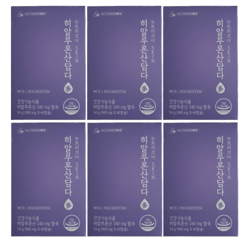 뉴트리코어 히알루론산담다 60캡슐 (6개)_이미지