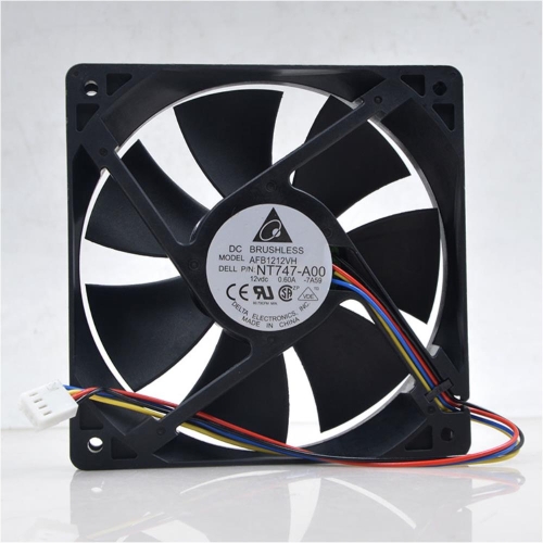 12CM 12V 0.60A AFB1212VH 12025 섀시 마더보드 속도 조절 대용량 팬