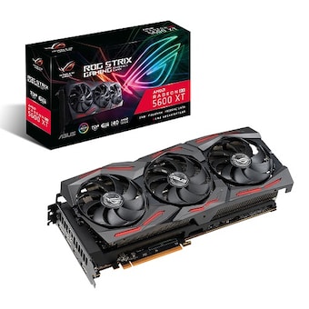 ASUS ROG STRIX <b>라데온</b> <b>RX</b> <b>5600</b> <b>XT</b> T6G GAMING D6 6GB 대원씨티에스