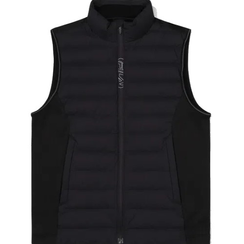 휠라 하이브리드 다운 패딩베스트 FS2DVF4201M (BLK, 블랙)_이미지
