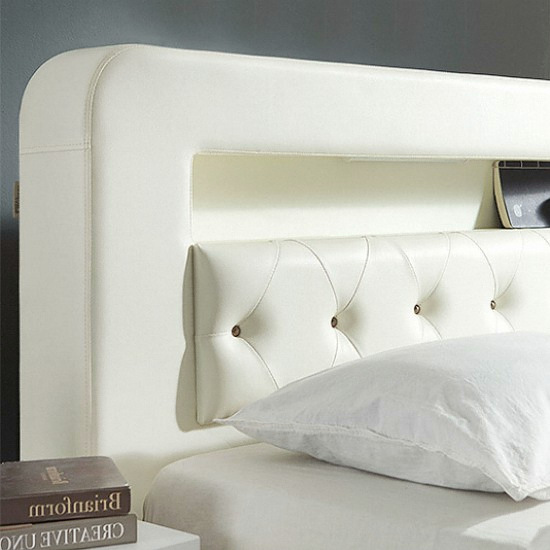 세진침대 로제 터치스위치 저상형 LED침대 K (독립쿠션스프링)_이미지