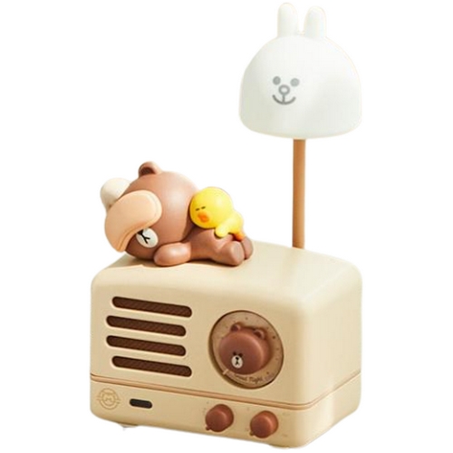 MUZEN X 라인프렌즈 OTR 메탈 블루투스 스피커 MW-2AI (본품+무드등, 정품)_이미지