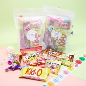 한봄 사과데이 땡큐 스티커 간식 답례품 과자 구디백 선물 1101791_이미지