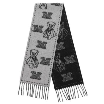 막스마라 웨스아니마 캐시미어 머플러 블랙 114599566_이미지