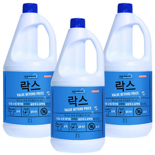 무궁화 바른세제연구소 ㅤ락스 2L (3개)_이미지