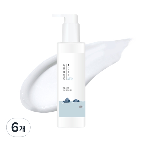 라운드랩 1025 독도 클렌징 밀크 200ml (6개)_이미지