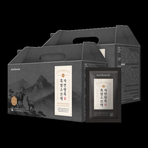 뉴트리원라이프 자연방목 흑염소 진액 70ml 30포 (2개)