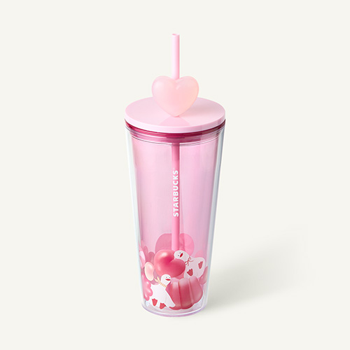젤리덕 하트참 콜드컵 591ml