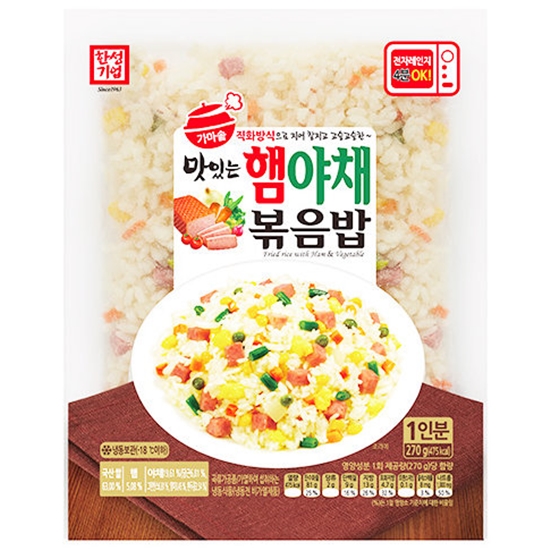 한성기업 맛있는 햄야채 볶음밥 270g (10개)_이미지