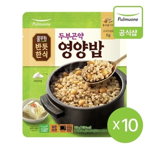 풀무원 반듯한식 두부곤약 영양밥 150g [10개]