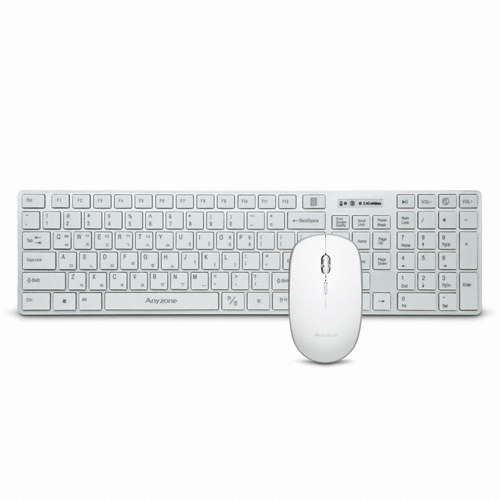상도아이앤티 ANYZONE WMK-300 무선 키보드 마우스 세트 (블랙)_이미지